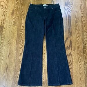 NWT Cabi size 6 5691 Trouser Jean deep sea Wash dark Wash dark academia minimal